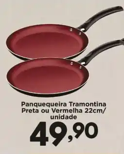 Confiança Supermercados Panquequeira Tramontina Preta ou Vermelha oferta