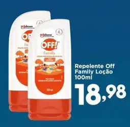 Confiança Supermercados Repelente Off Family Loção oferta