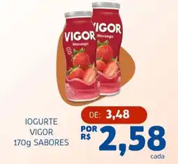 Bergamais Supermercados Iogurte vigor sabores oferta