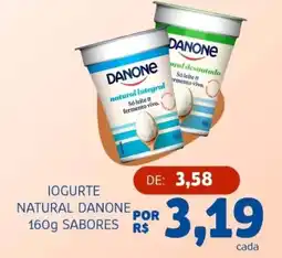 Bergamais Supermercados Iogurte natural danone, sabores oferta