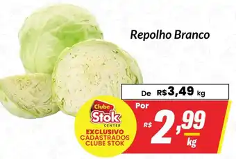 Stok Center Repolho Branco oferta