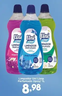 Confiança Supermercados Limpador Uni Limp Perfumado tipos oferta