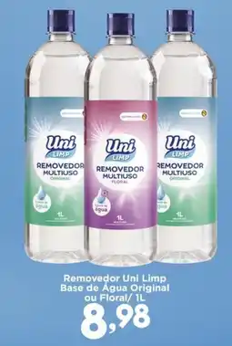 Confiança Supermercados Removedor Uni Limp Base de Água Original ou Floral oferta