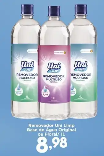 Confiança Supermercados Removedor Uni Limp Base de Água Original ou Floral oferta