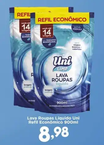 Confiança Supermercados Lava Roupas Líquido Uni Refil Econômico oferta