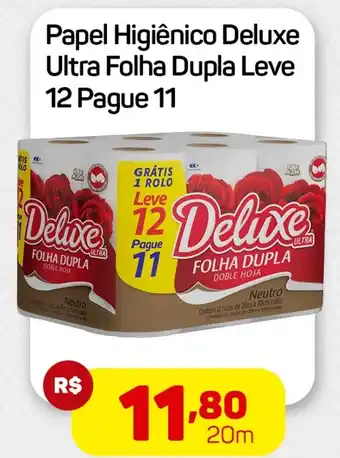 Epa Papel Higiênico Deluxe Ultra Folha Dupla Leve 12 Pague 11 oferta