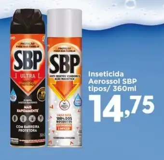 Confiança Supermercados Inseticida Aerossol SBP tipos oferta