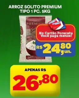 Supermercado Porecatu Arroz solito premium tipo 1 pc. oferta