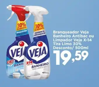 Confiança Supermercados Branqueador Veja Banheiro Antibac ou Limpador Veja X-14 Tira Limo oferta