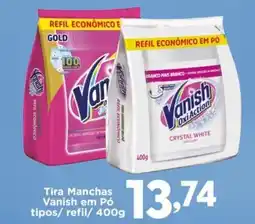 Confiança Supermercados Tira Manchas Vanish em Pó tipos/refil oferta