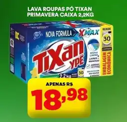 Supermercado Porecatu Lava roupas pó tixan primavera caixa oferta