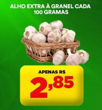 Supermercado Porecatu Alho extra à granel cada oferta