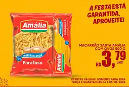 Supermercado Bernardão Macarrão santa amália com ovos oferta