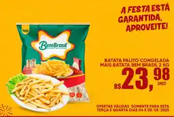 Supermercado Bernardão Batata palito congelada mais batata bem brasil oferta