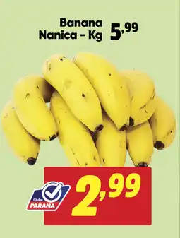 Supermercado Paraná Banana Nanica oferta