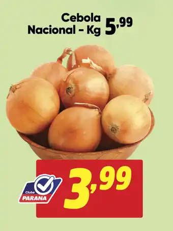 Supermercado Paraná Cebola Nacional oferta