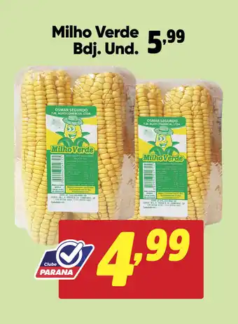 Supermercado Paraná Milho Verde Bdj. Und. oferta