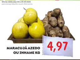 Paraná Supermercados Maracujá azedo ou inhame oferta