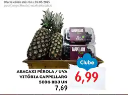 Paraná Supermercados Abacaxi pérola / uva vitória cappellaro  bdj un oferta