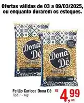 Fort Atacadista Dona dê - feijão carioca oferta