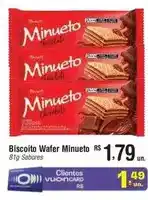 Fort Atacadista Minueto - biscoito wafer oferta