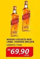 Assaí Atacadista Johnnie walker - whisky escocés red label oferta