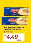 Assaí Atacadista Cadore - macarrão de semola espaguete oferta