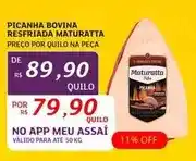 Assaí Atacadista Maturatta - picanha bovina resfriada oferta