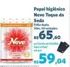 Sam's Club Neve - papel higiênico toque da seda oferta