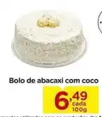 Carrefour Bolo de abacaxi com coco oferta