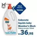 Sam's Club Member's mark - sabonete liquido baby oferta