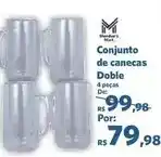 Sam's Club De - conjunto de canecas doble oferta