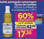 Carrefour Terras de camões - azeite portugues extravirgem oferta