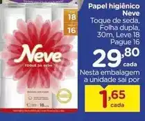 Carrefour Neve - papel higiênico oferta