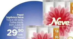 Carrefour Neve - papel higiênico oferta