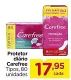 Carrefour Carefree - protetor diário oferta