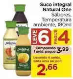 Carrefour Natural one - suco integral oferta