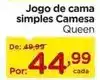 Carrefour De - jogo de cama simples camesa oferta