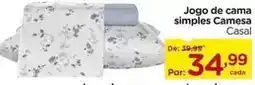 Carrefour De - jogo de cama simples camesa oferta