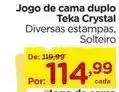 Carrefour De - jogo de cama duplo crystal oferta