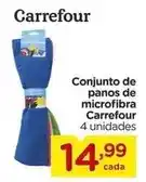 Carrefour Carrefour - conjunto de panos de microfibra oferta