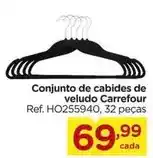 Carrefour Carrefour - conjunto de cabides de veludo oferta