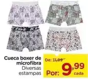 Carrefour De - cueca boxer de microfibra oferta