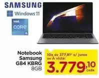 Carrefour Samsung - notebook g84 kbrg oferta