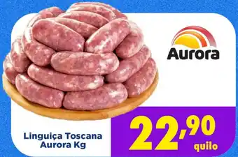 Pão de Mel Linguiça Toscana Aurora oferta