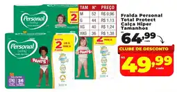 Rede uniforça Fralda Personal Total Protect Calça Hiper Tamanhos oferta