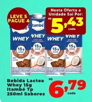 Rede uniforça Bebida Lactea Whey 15g Itambé Tp oferta