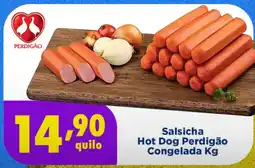 Pão de Mel Salsicha Hot Dog Perdigão Congelada oferta