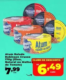 Rede uniforça Atum Ralado Robinson Atum Crusoe oferta