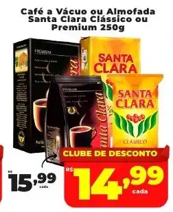 Rede uniforça Café a Vácuo ou Almofada Santa Clara Clássico ou Premium oferta